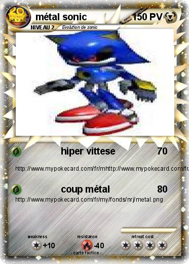 Pokemon métal sonic
