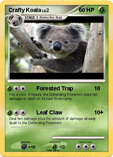 Pokemon Crafty Koala