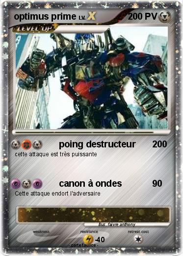 Pokemon optimus prime