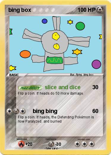 Pokemon bing box