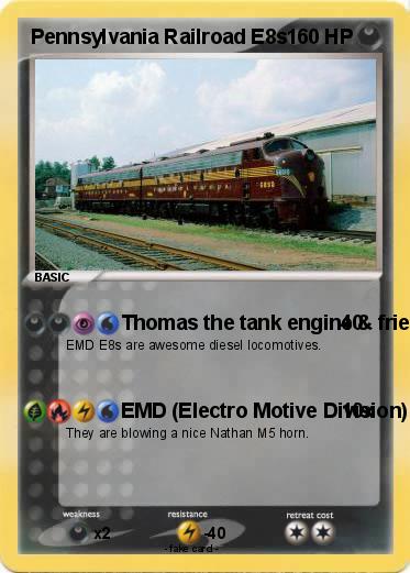 Pokemon Pennsylvania Railroad E8s
