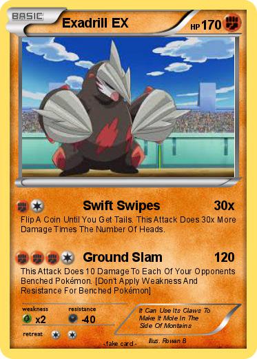 Pokemon Exadrill EX