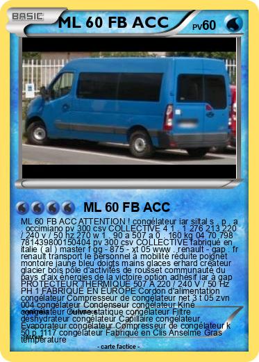 Pokemon ML 60 FB ACC
