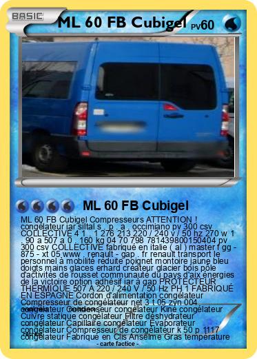 Pokemon ML 60 FB Cubigel