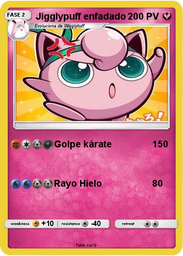 Pokemon Jigglypuff enfadado