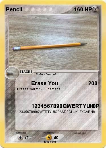 Pokemon Pencil