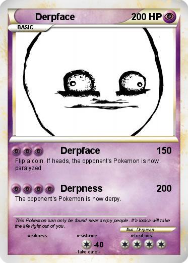 Pokemon Derpface