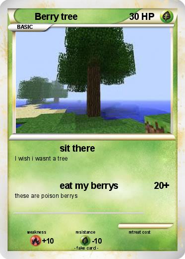 Pokemon Berry tree