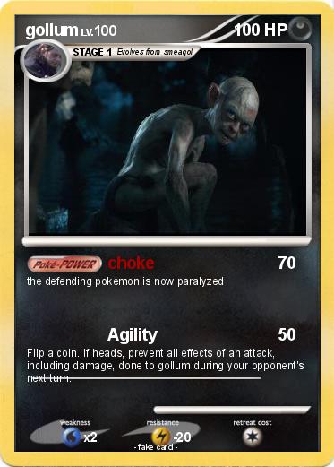 Pokemon gollum