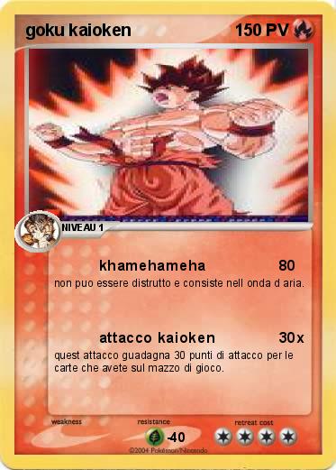 Pokemon goku kaioken