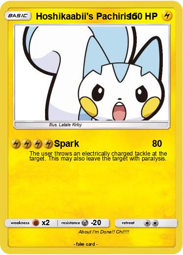 Pokemon Hoshikaabii's Pachirisu