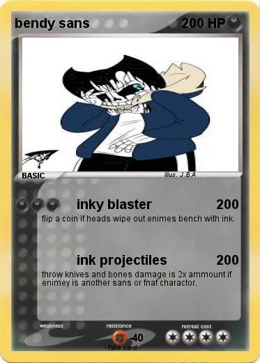 Pokemon bendy sans