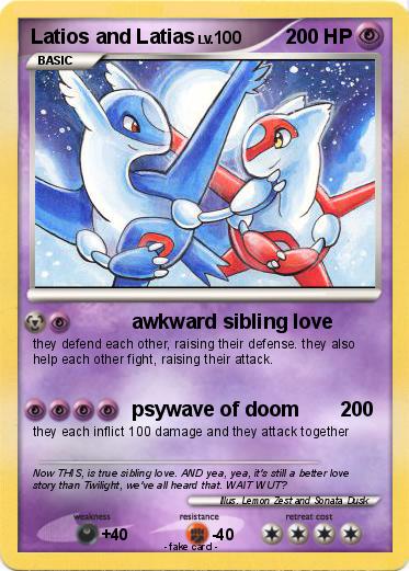 Pokemon Latios and Latias