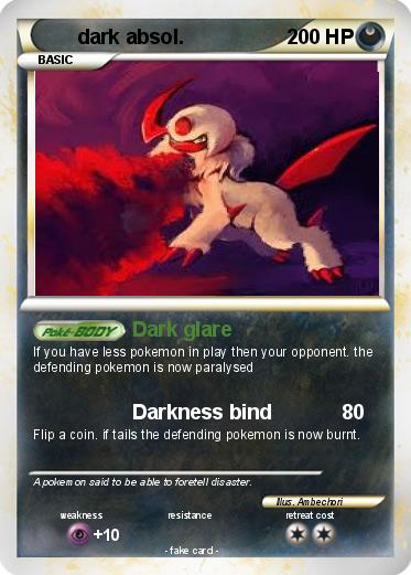 Pokemon dark absol.