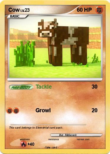 Pokemon Cow