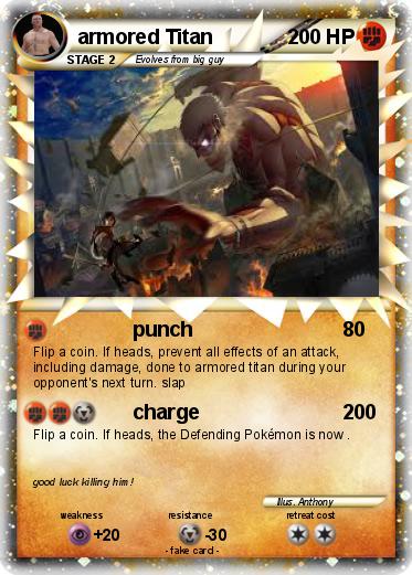 Pokemon armored Titan