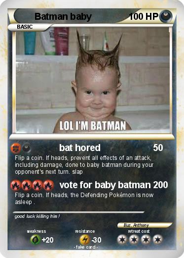 Pokemon Batman baby
