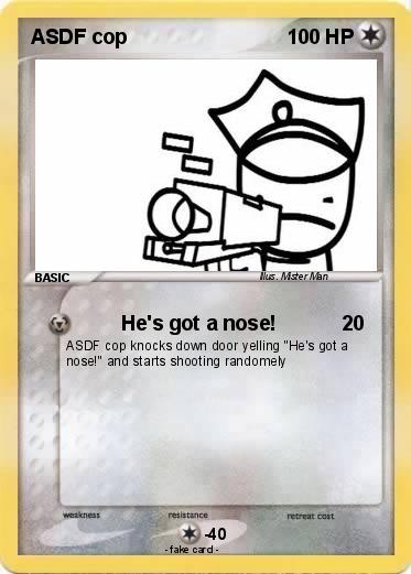 Pokemon ASDF cop