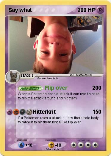 Pokemon Say what