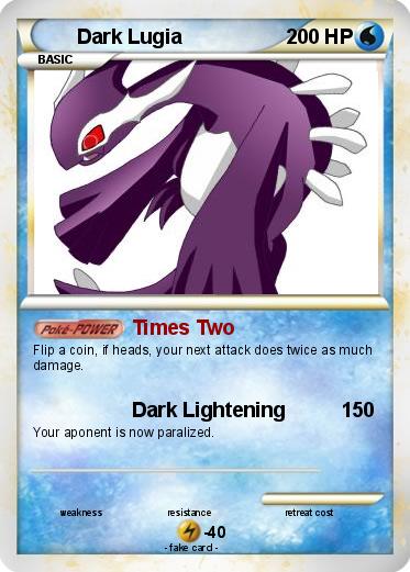 Pokemon Dark Lugia