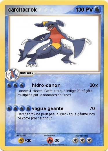 Pokemon carchacrok
