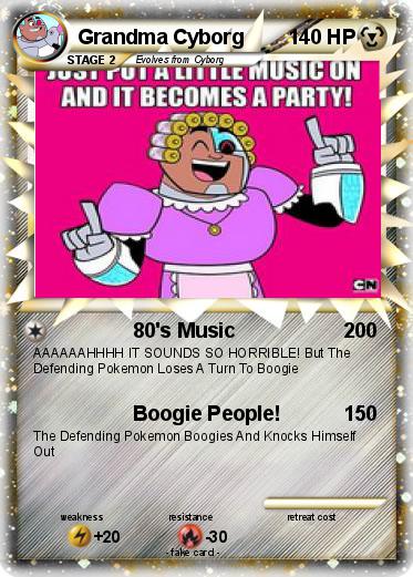 Pokemon Grandma Cyborg