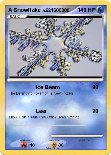 Pokemon A Snowflake