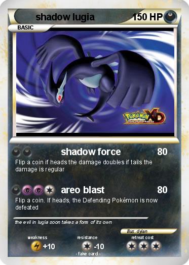 Pokemon shadow lugia