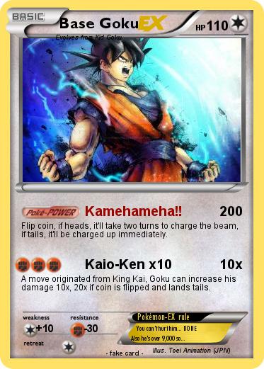 Pokemon Base Goku