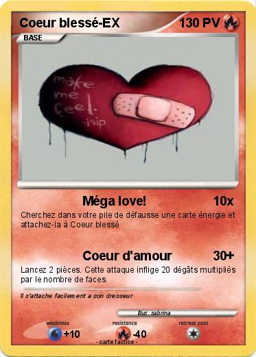 Pokemon Coeur blessé-EX