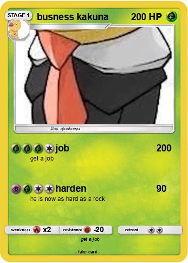 Pokemon busness kakuna