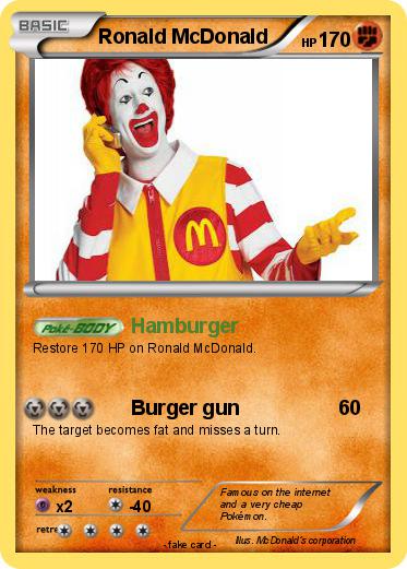 Pokemon Ronald McDonald