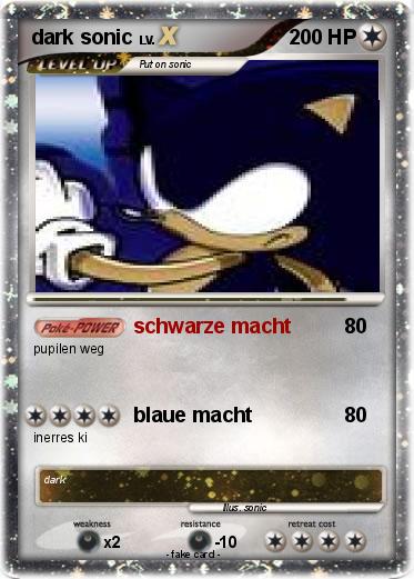 Pokemon dark sonic