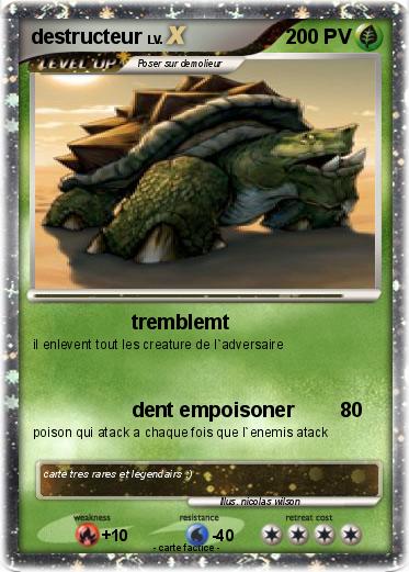 Pokemon destructeur