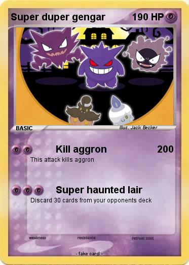 Pokemon Super duper gengar