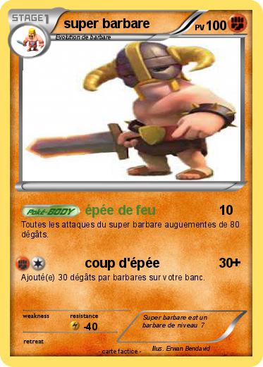 Pokemon super barbare