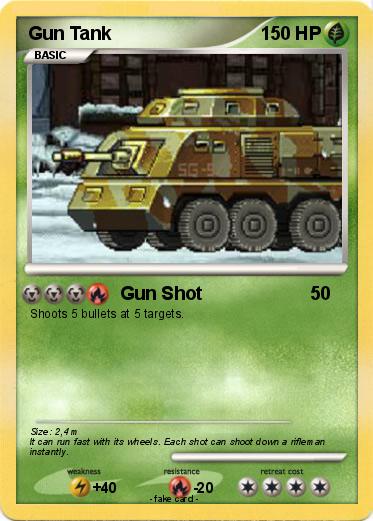 Pokemon Gun Tank