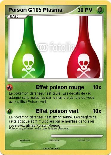 Pokemon Poison G105 Plasma