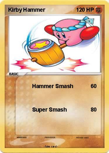 Pokemon Kirby Hammer