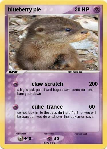 Pokemon blueberry pie