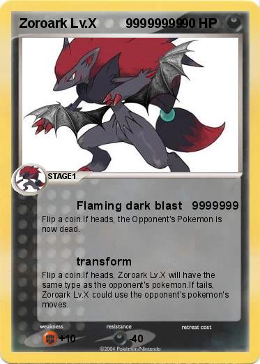 Pokemon Zoroark Lv.X        99999999