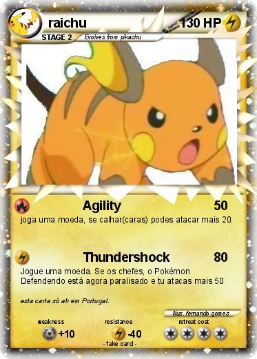 Pokemon raichu