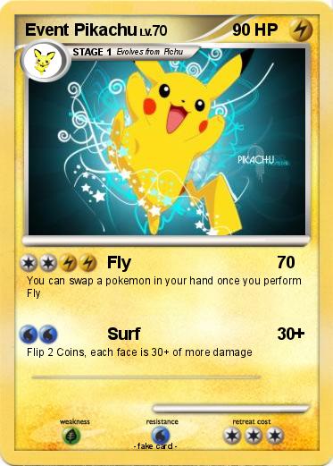 Pokemon Event Pikachu