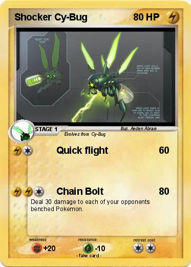 Pokemon Shocker Cy-Bug
