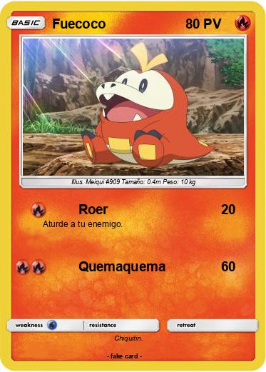Pokemon Fuecoco