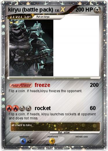 Pokemon kiryu (battle pack)