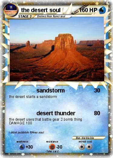 Pokemon the desert soul