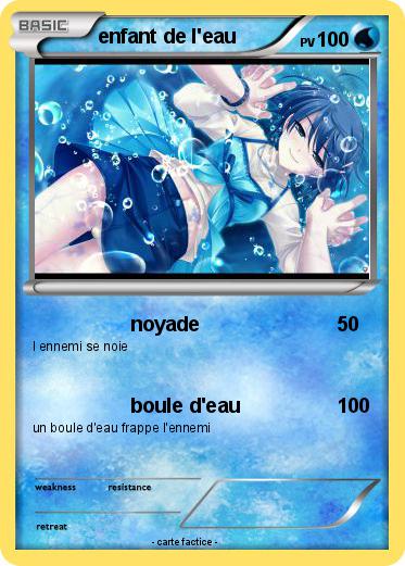 Pokemon enfant de l'eau