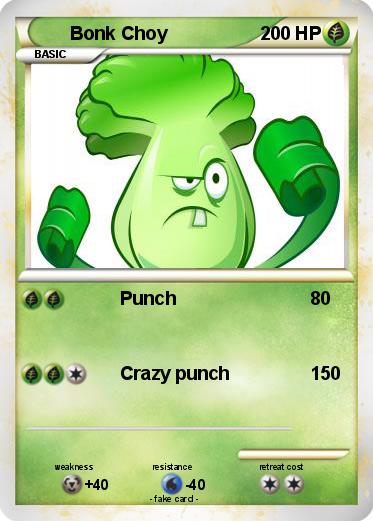 Pokemon Bonk Choy