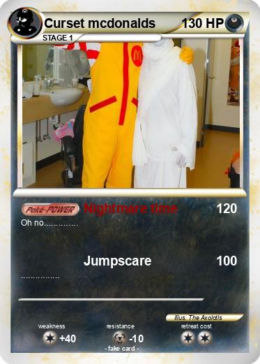 Pokemon Curset mcdonalds